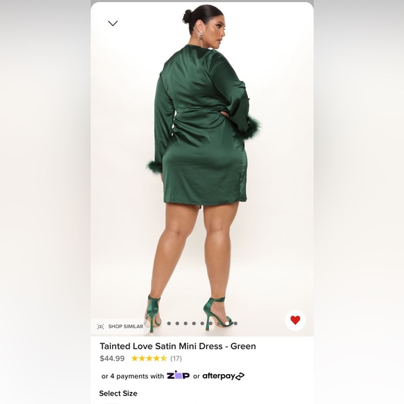 Green Fashion Nova dress - Picture 2 of 2